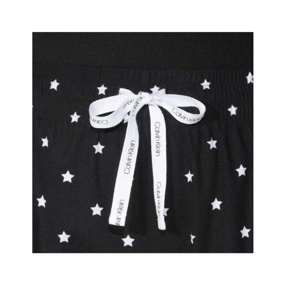 Calvin Klein Womens Long Sleeve Pant Set Logo Size Small Black/White - Picture 4 of 4